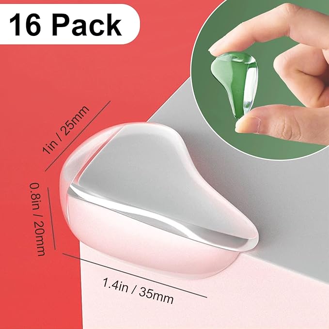 16 Pack Clear Corner Protectors - Image 2