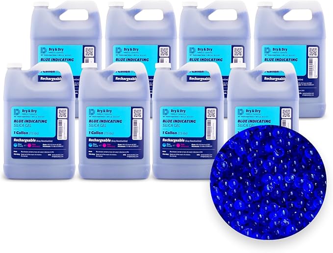 Dry & Dry Blue Indicating Silica Gel Beads by DryDry