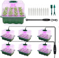 6 Pack Seed Starter Kit with Grow Light 72 Cells Plant Starter Trays with 3.9 by Unknown