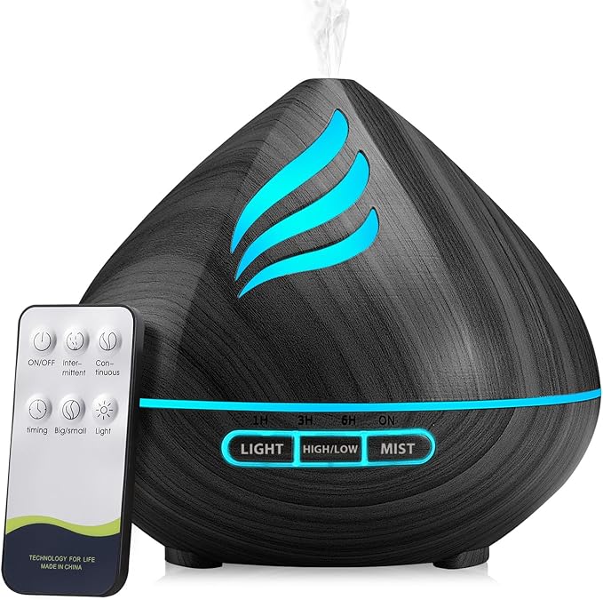 Essential Oil Scent Diffuser: 500ML Aroma Diffuser by JcrAsZZF