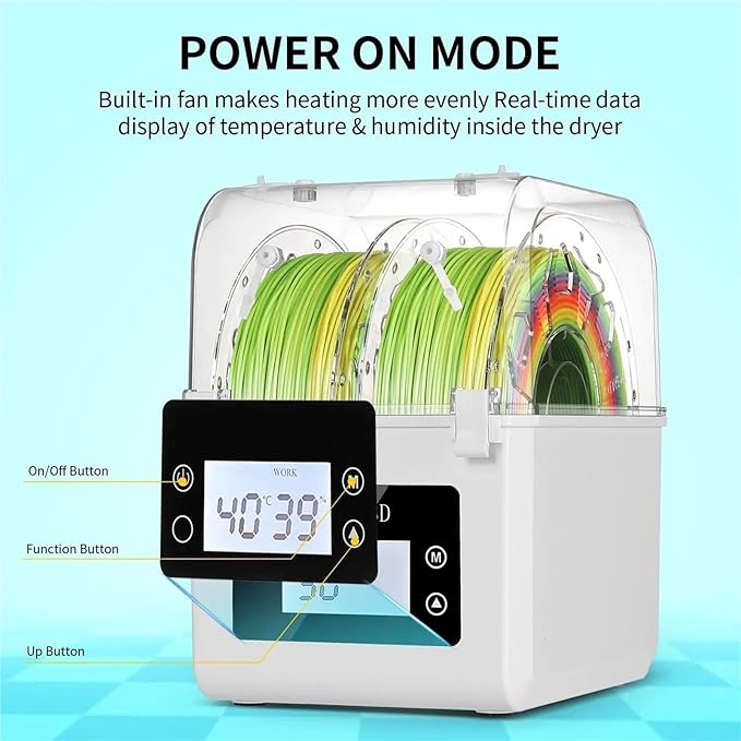 For sovol 2 Rolls Filament Dehydrator Spool Holder Filaments Dry Box - Image 4