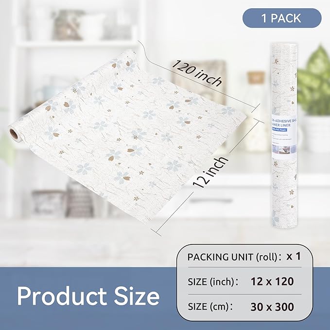 FIFTY FEET 12"x120" Non-Adhesive Shelf Liner - Image 5