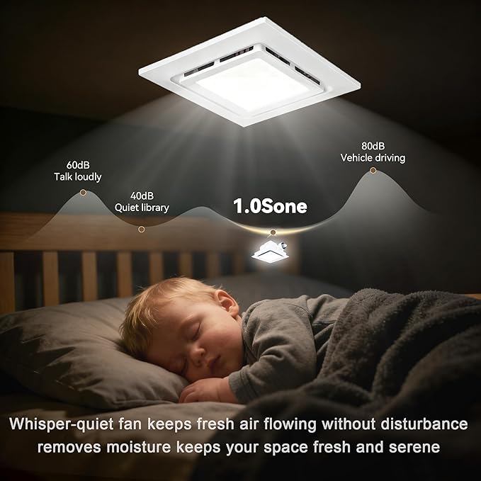 9.4" Quiet Bathroom Exhaust Fan - Image 4