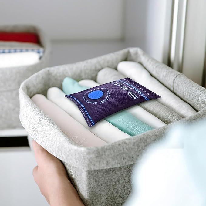 Reusable Dehumidifier Bags, Silica Gel Moisture Absorber, Microwave Rechargeable - Image 5