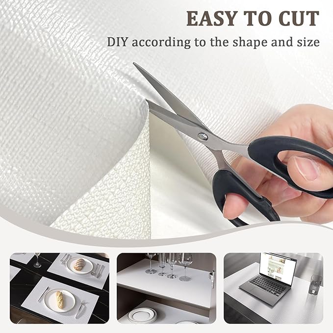 Shelf Liner for Kitchen Cabinets 18" x 240" Non-Adhesive Non-Slip Drawer Liners - Image 4