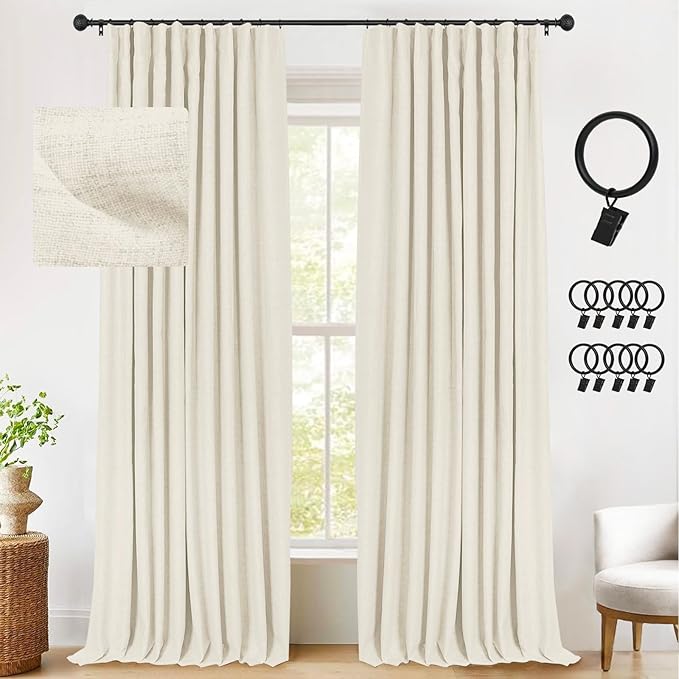 INOVADAY Thermal Sliding Door Curtains 100% Blackout Curtains by INOVADAY