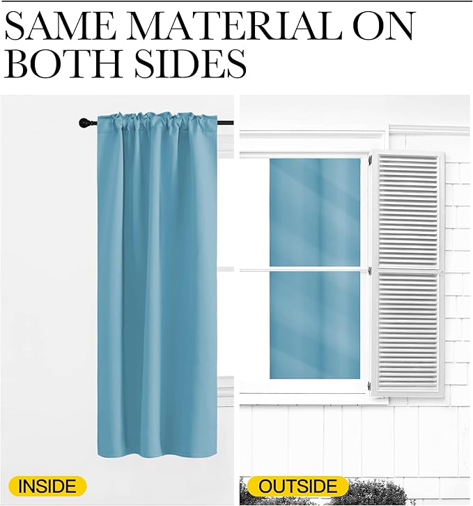 NICETOWN Window Treatment Blackout Curtains and Draperies - Image 7