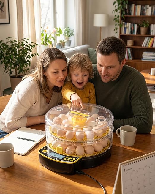 Egg Incubators for Hatching Eggs, Double-Layer 48 Egg Incubator - Image 7