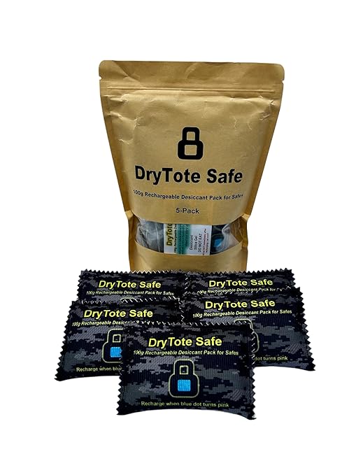 100g Rechargeable Desiccant Pack of 5 by DryTote