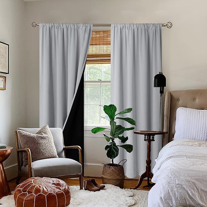 BGment Long Blackout Curtains for Living Room 90 Inch Length, Full Room - Image 2