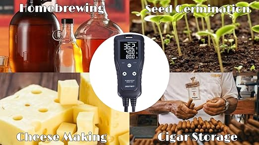 DIGITEN Digital Humidity Controller Humidistat Pre-Wired Plug Simple-Stage AC - Image 4