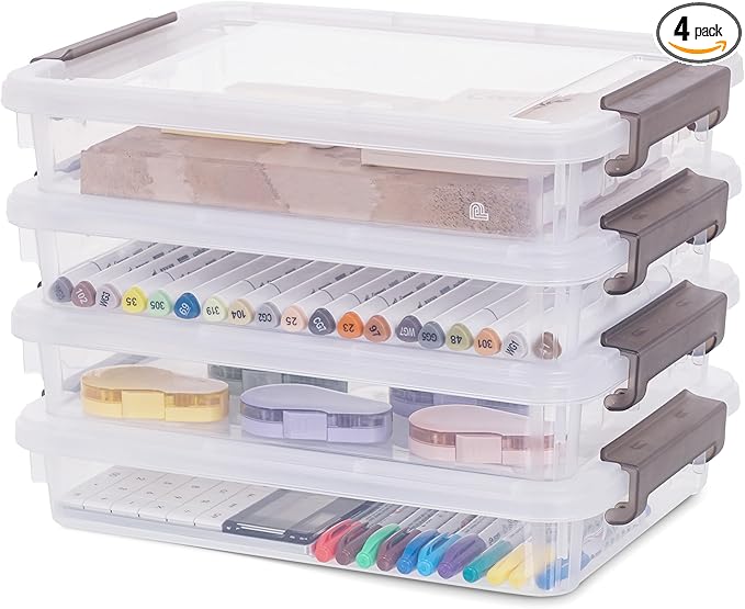 Citylife 4PCS Plastic Storage Bins by Unknown