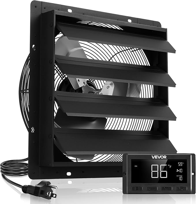 VEVOR 16 inch Exhaust Fan, Wall Mounted Attic Fan by VEVOR