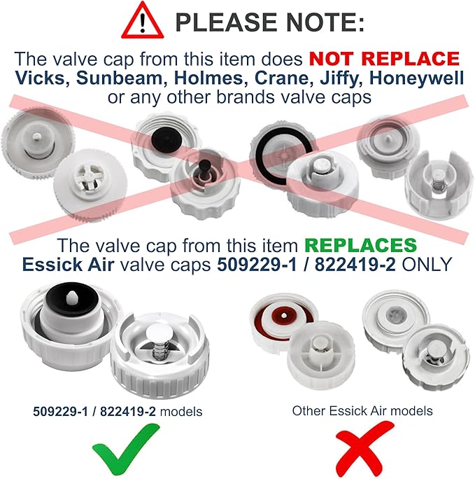 HQRP 2-Pack Bottle Valve Cap Compatible - Image 2