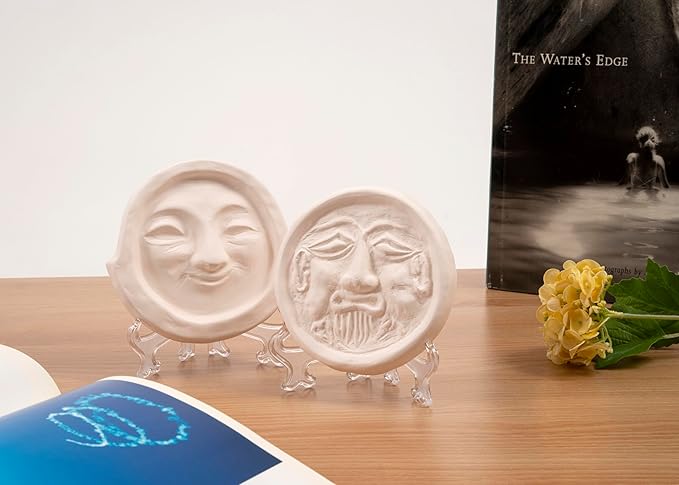 Air Purifying Healing Ceramic Object-Ancient Korean Demon Hunter's Face Roof - Image 6