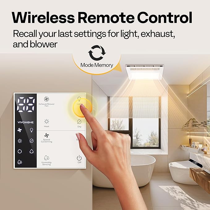 VIVOHOME Bathroom Exhaust Fan - Image 6