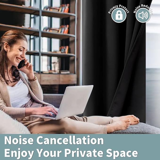 BGment Thermal Insulated 100% Blackout Curtains - Image 4