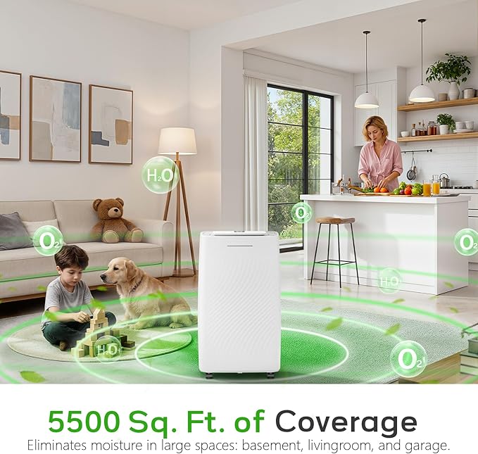 5500 Sq.Ft Dehumidifier for Basement - Image 2