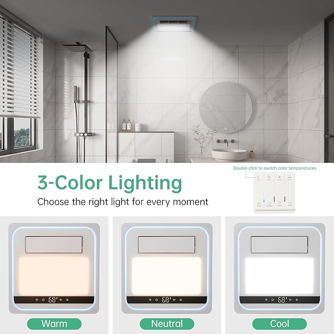 4-in-1 Bathroom Exhaust Fan - Image 6