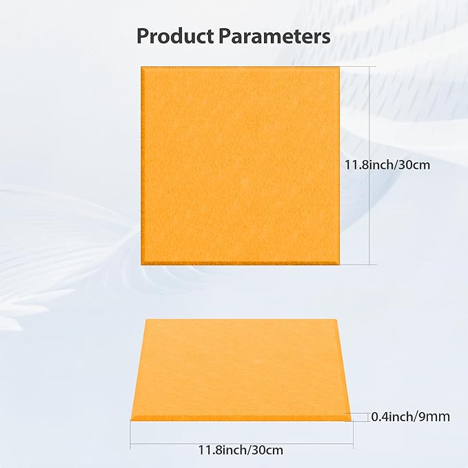 12 Pack Acoustic Panels Self Adhesive Sound Proof Foam, High Density Sound - Image 6