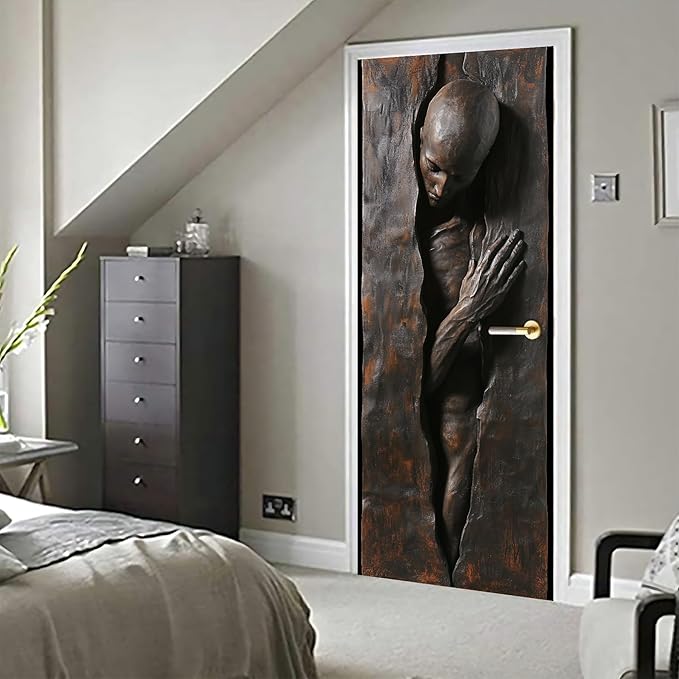 3D Door Stickers, Peel and Stick Vinyl Wallpaper, Self-Adhesive Mural - Image 6