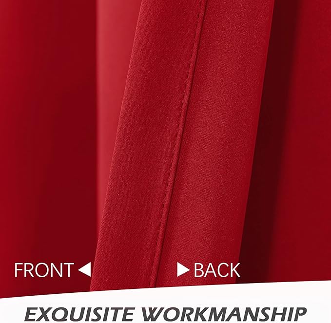 MYSKY HOME Grommet top Thermal Insulated Window Blackout Curtains, 42 x 72 Inch - Image 4