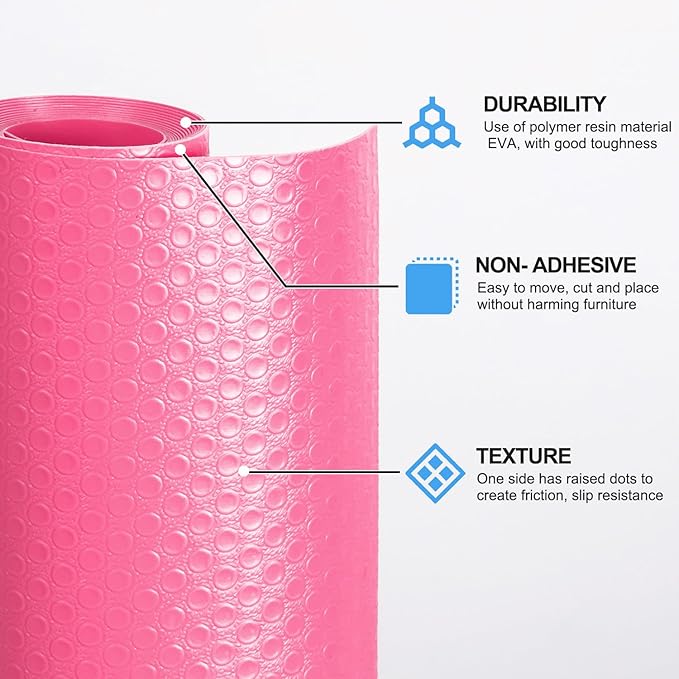 Bloss Shelf Liners, Non Adhesive EVA Drawer Mat Liners Roll - Image 2