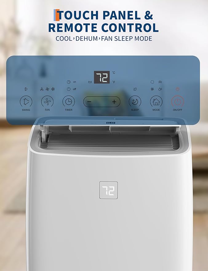 GarveeHome 12, 000 BTU Portable Air Conditioner - Image 5