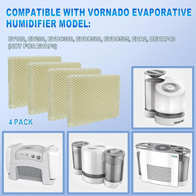 LIYYOO MD1-0034 Humidifier Filters, Replacement Humidifier Wick Compatible - Image 3