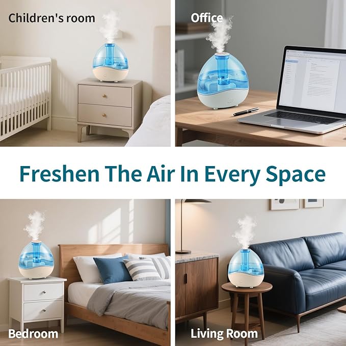 1.5L Cool Mist Humidifier for Bedroom - Image 5