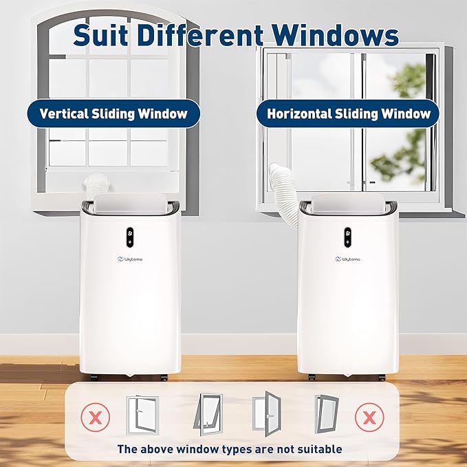 14, 000 BTU Portable Air Conditioners Cool Up to 700 Sq.Ft, Dehumidifier & Fan - Image 8