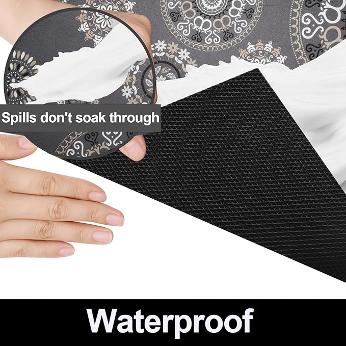 AiBOB Waterproof Under Sink Mat, Absorbent Quick Dry Sink Liners Protect - Image 2