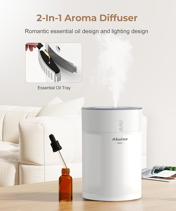 Abolee Humidifiers for Bedroom 4.5L Cool Mist - Image 6