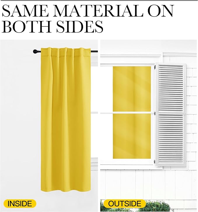 NICETOWN Bedroom Blackout Curtain Panels - Image 6