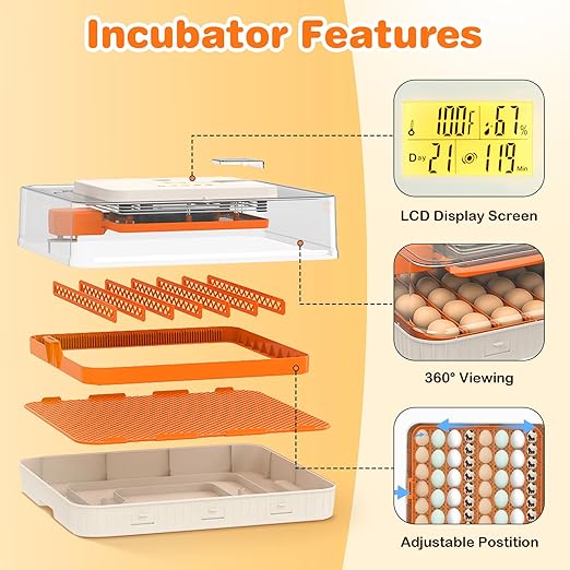 56 Egg Incubator for Hatching Eggs, Egg Incubators - Image 8
