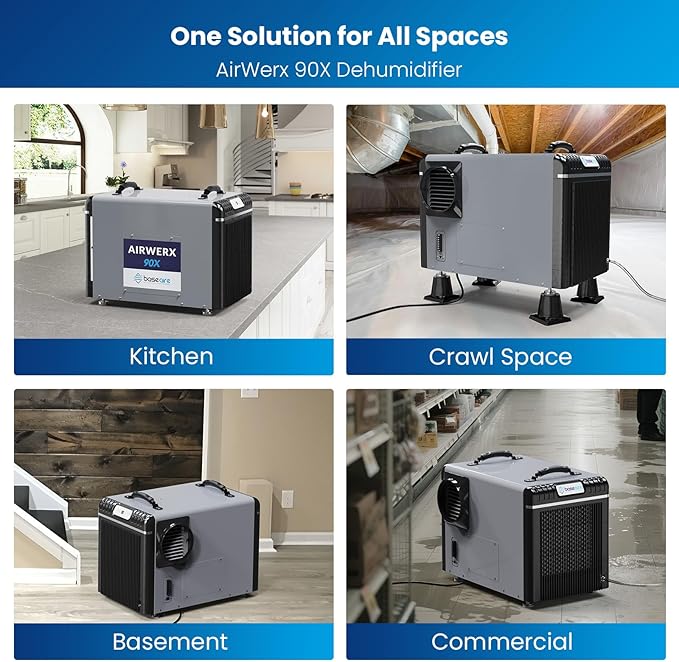 BaseAire 198 Pints Dehumidifier - Image 9