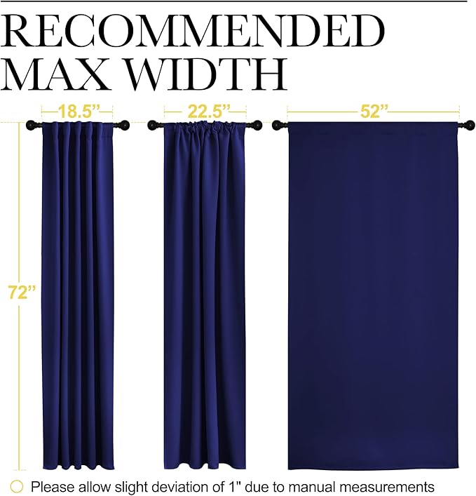 NICETOWN Blackout Curtains for Guest Room - Image 7