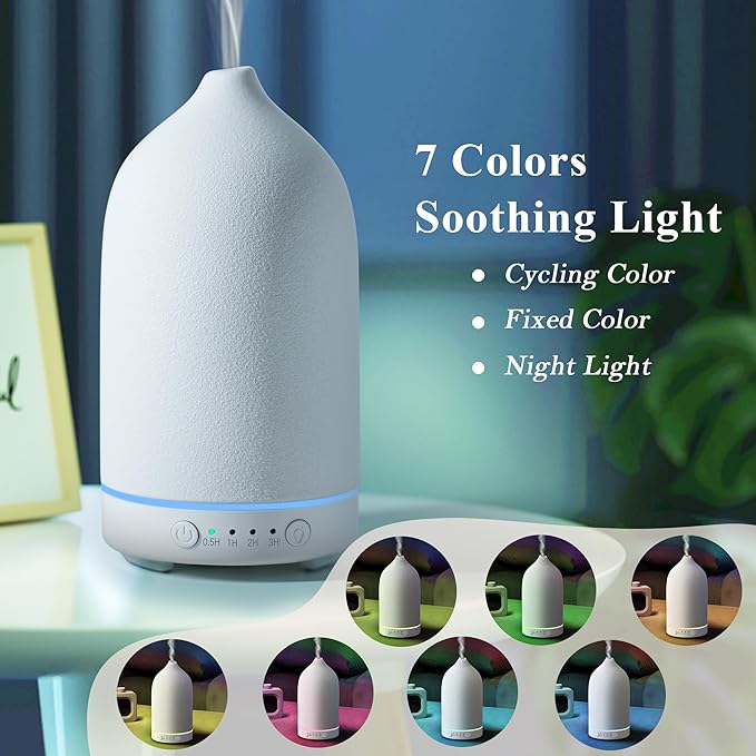 Diffuserlove Ceramic Essential Oil Diffuser 160ML Aromatherapy Diffuser - Image 4
