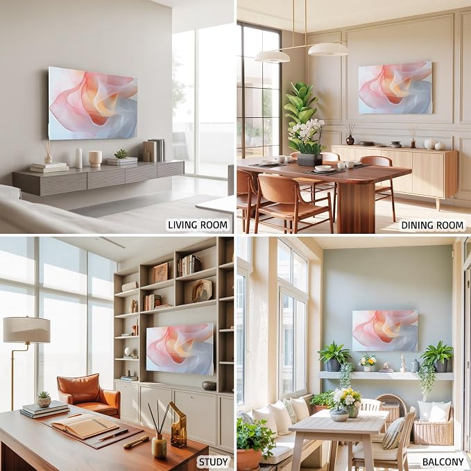 Abstract Modernism Colorful Art Indoor TV Cover, Elastic TV Screen Protector - Image 6