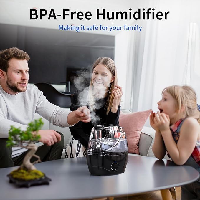 Humidifiers for Bedroom and Large Room, 2.2L Cool Mist Humidifier for Baby - Image 6