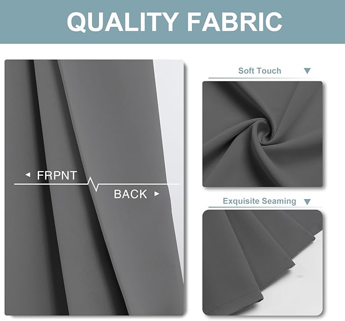 ChrisDowa Blackout Curtains 102 inches Long - Image 3
