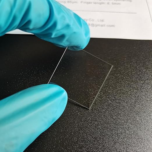 Qunguan ITO Coated Conductive Glass Substrate Slides quadrate superconducting by ConductiveglassforLab