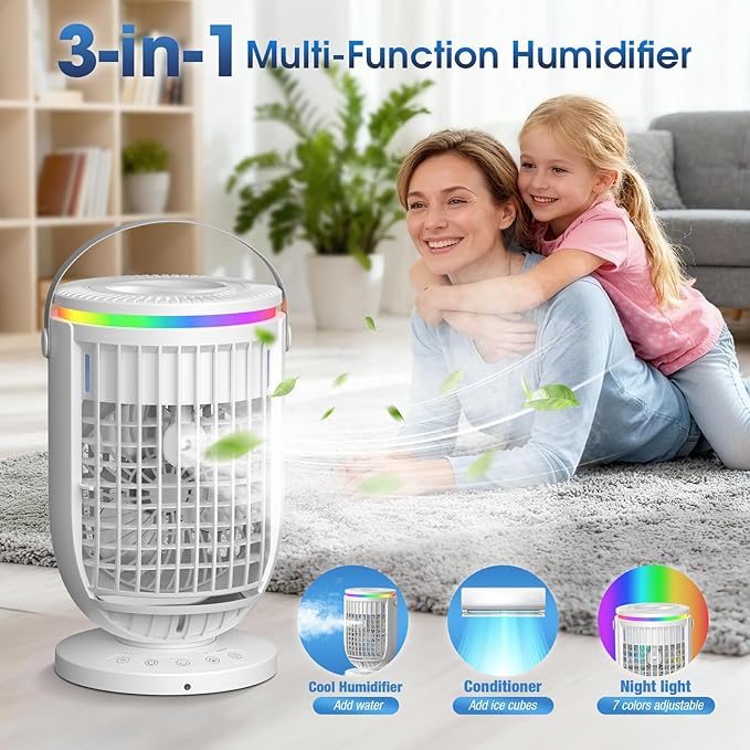 Humidifiers for Bedroom, with Large Tank, Ultra-Quiet Supersized Cool Mist Air - Image 6