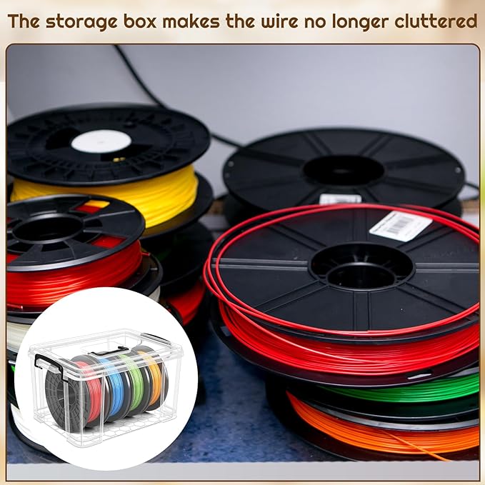 1 Pcs Filament Storage Box for 3D Printer 15 x 11 x 9 Inches Filament Storage - Image 7