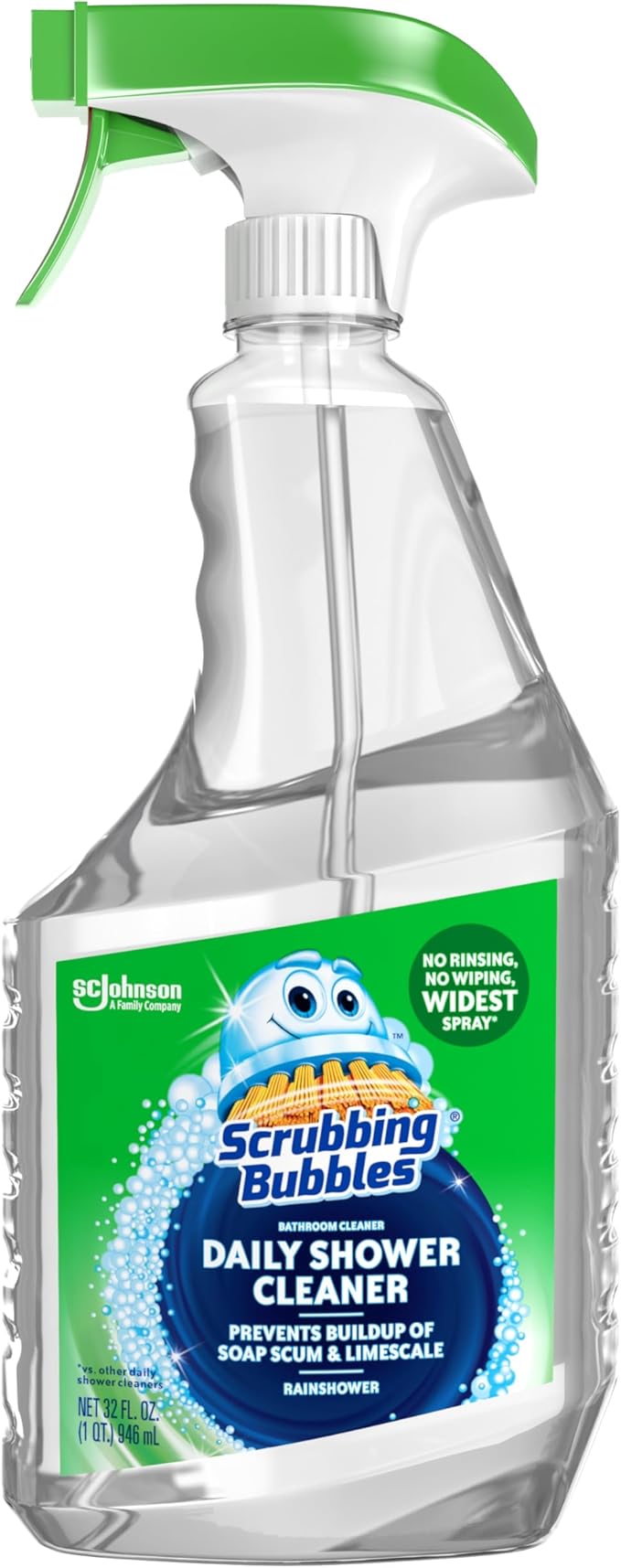 Scrubbing Bubbles Daily Shower and Cleaner Spray, Removes Mildew, and Soap Scum by ScrubbingBubbles