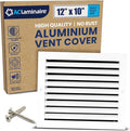 12x10 Inch Air Return Vent Cover Decorative – Premium Aluminum AC Vent Cover by LAMINAIRE