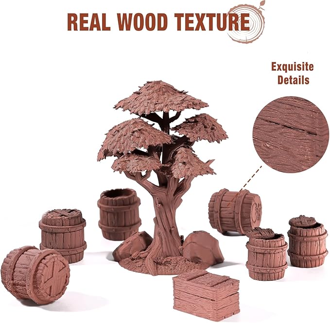 OVV3D Wood PLA Filament 1.75mm, Cherrywood Filament 3D Printer Filament - Image 3