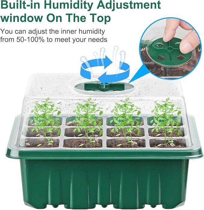 12 Pack Seed Starter Tray Seed Starter Kit - Image 3