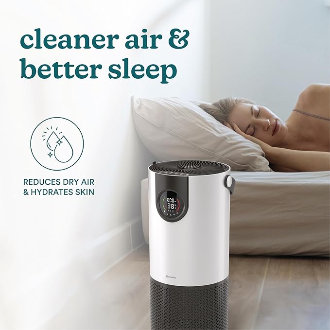 Homedics 2-in-1 Cool Mist Humidifier & Air Purifier – Humidifies & Purifies Air - Image 4