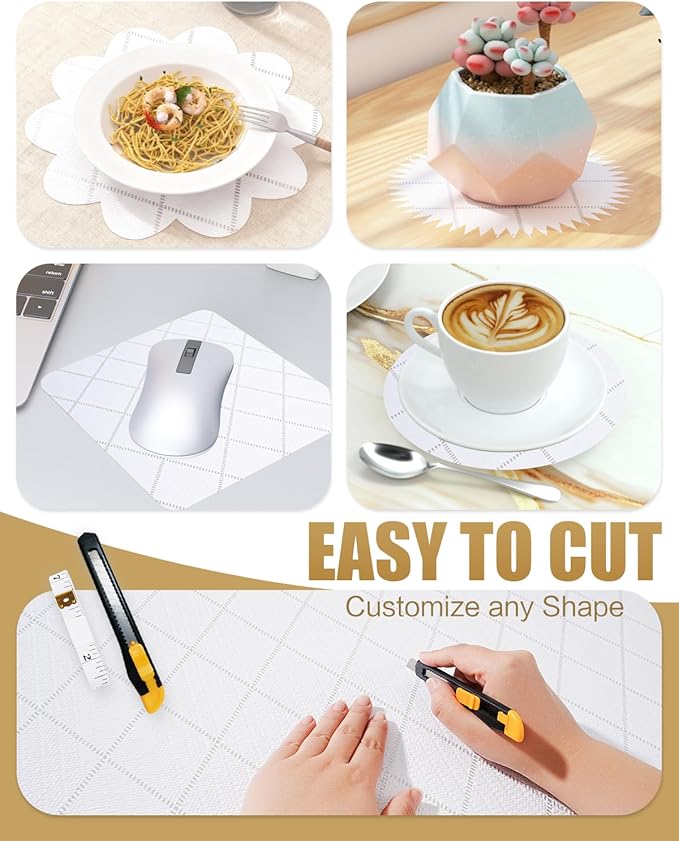 Shelf Liners for Kitchen Cabinets Non-Adhesive, Non-Slip Thickened Shelf Paper - Image 6